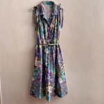 Ljetna cvjetna plisirana haljina 36 38