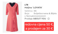 LTB haljina, XS - NOVO