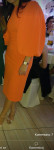 Midi narančasta haljina, vel.S/M