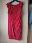 Svečana crvena haljina L/ XL ( s etiketom)