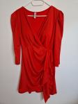 Svečana crvena kratka haljina