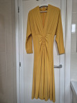 Toplo žuta midi haljina, vel M/L