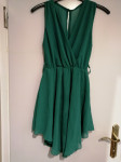 Zelena lepršava haljina