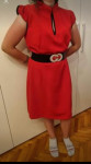 Ženska crvena haljina vel L