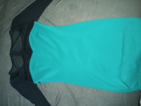 Ženska tirkizna haljina