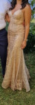Zlatna svečana haljina