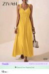 Nova zuta duga ljetna haljina, vel. s