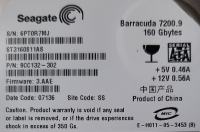 HDD 160 Gb, SEAGATE ST3160811AS