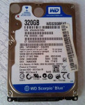 WD HDD 320 GB - SATA 2.5"