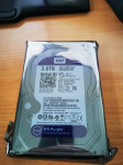 Western Digital 3TB 3.5" (WD Purple za video nadzor), 24/7, JAMSTVO