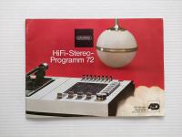 GRUNDIG HiFi Stereo Programm 72 katalog, prospekt