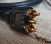 Technics sl-10 sl-15 phono cord original cabl - sf dhc 10-01