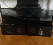 LG pojačalo i 2 zvučnika, prejaka za stan (099 3280966)
