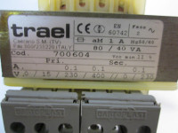 TRANSFORMATOR 40VA  PRIMAR230/400V SEKUNDAR 230V0.1A  (OSIJEK)