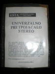 Univerzalno pretpojačalo stereo u kitu