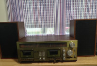 Sound C-6080 receiver casseiver sa zvučnicima ispravan