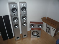 zvucnici POLK AUDIO -resiver YAMAHA -dvd JVC - sve kao NOVO