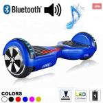 LED HOVERBOARD 6,5 inch Bluetooth Plavi Električni Samostojeći Skuter