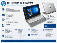 HP Pavilion 15-bc009nm laptop – Intel Core i5, 8 GB RAM, 1 TB HDD, NVI