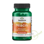 Niacin (Vitamin B-3) Swanson, 100 mg 250 tableta