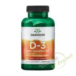 Vitamin D3 - Swanson 2000IJ, 60 kaps
