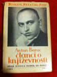Antun Barac, Članci o književnosti, 1934.