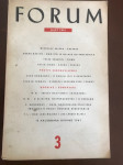 Časopis Forum br. 3, mart 1962. (Krleža, Tuđman,...)