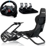 Playseat trophy + volan Logitech g 29 + postolje za tv