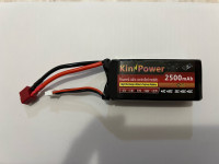 Lipo baterija 11.1V 3S 2500 mAh 25C (T konektor) - NOVO