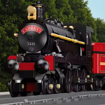 1088+ komada izdržljivih kreativnih građevinskih blokova za vlak