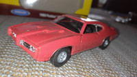 Diecast model Pontiac GTO 1969 1/3x Welly