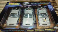Diecast modeli SET od 3 DeLorean Back to the Future 1/24 Welly