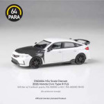Honda Civic Type R FL5, white with carbon parts, 2023 1/64 PARA64