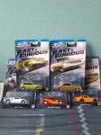 hot wheels fast and furious silver set honda, datsun, bugatti, chevy..