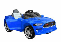 Plavi sportski auto USB SD koža i mekani kotači + daljinski upravljač
