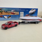 Siku Ford F-150 s gliserom i prikolicom 1:55