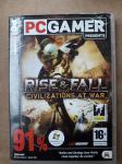 RISE & FALL CIVILIZATIONS AT WAR PC DVD-ROM,PC GAMER PRESENTS