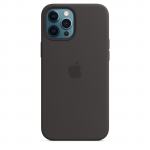 APPLE za iPhone 12 Pro Max Silicone Case with MagSafe, Black I NOVO I
