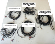 Audio kablovi raznih duljina i načina spajanja