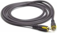 G&BL video composit kabel, RCA (75 OHM), 1,2m, sivi