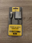 HDMI na VGA adapter novo