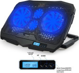 Hladnjak za prijenosno računalo MAXLINE DCX-025, 4x fan, 17", LED