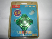 HUB 4 PORTNI  - PLAVE BOJE     -  NOVO