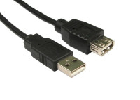 Kabel / adapter  1m USB 2.0 Type A Male to USB 2.0 Female extension