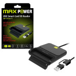 MAXPOWER čitač pametnih kartica i osobnih iskaznica ZW-12026-9