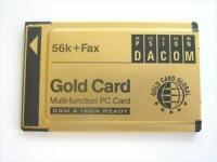 MODEM PCMCIA GOLD CARD  V34+Fax D-Leitungsadapter