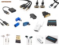 Optimus HDMI-VGA-DVI-USB-MREŽNI kabeli adapteri konverteri razdjelnici