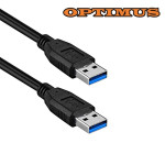 Optimus usb A kabel 3.0, muški/muški, 0.6m