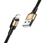 Optimus usb data kabel lightning, 1,5m, crni
