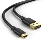 Optimus usb data kabel, mini usb na usb 2.0, muški/muški, 0.5m, crni
